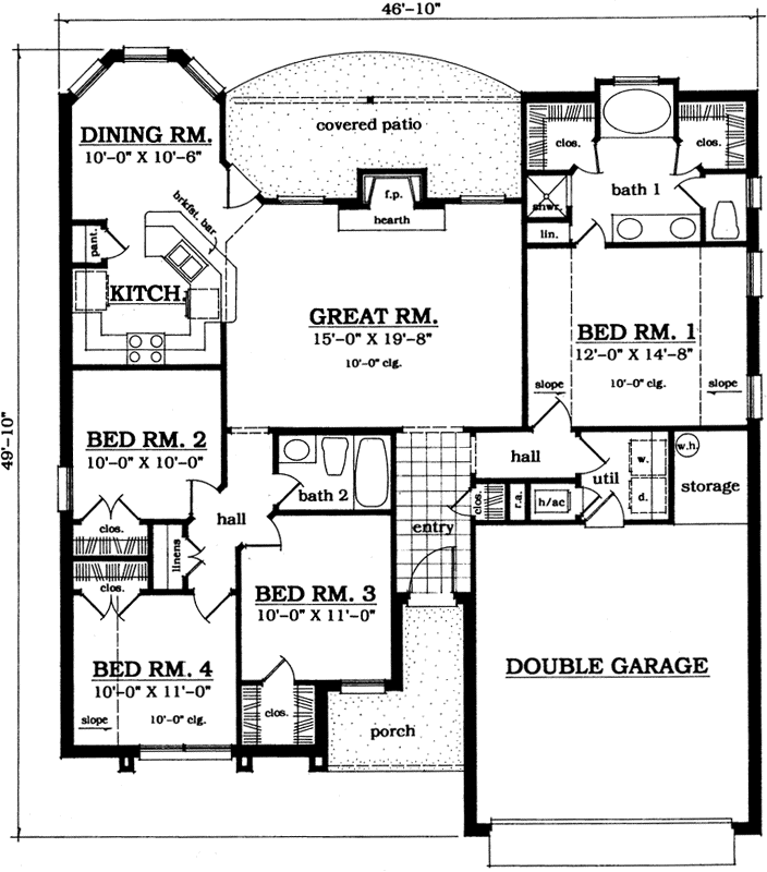 Main Floor Plan: 75-241
