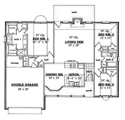Main Floor Plan: 75-242