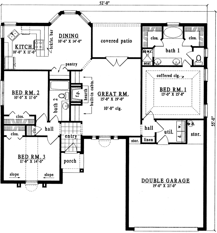 Main Floor Plan: 75-244
