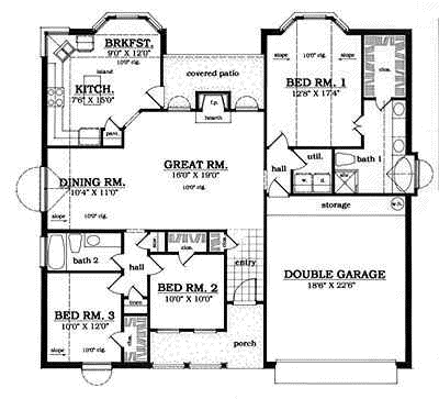 Main Floor Plan: 75-247