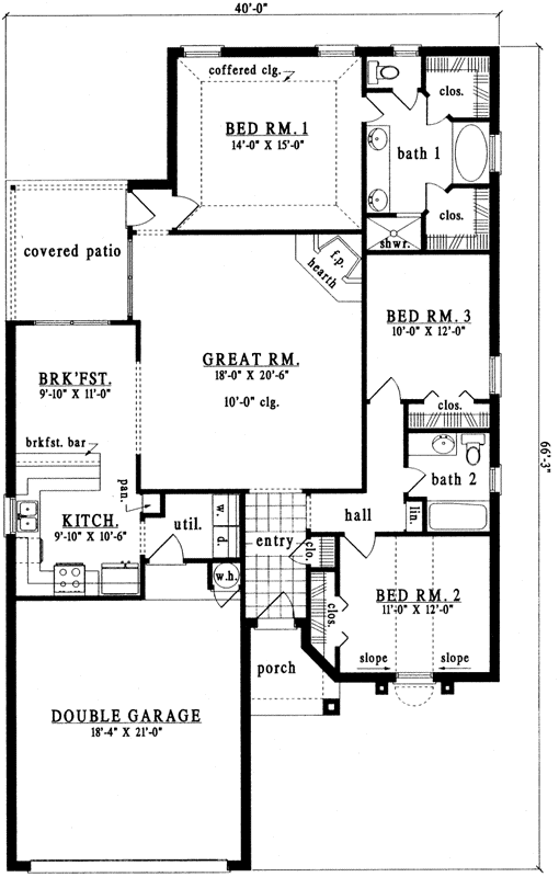 Main Floor Plan: 75-248