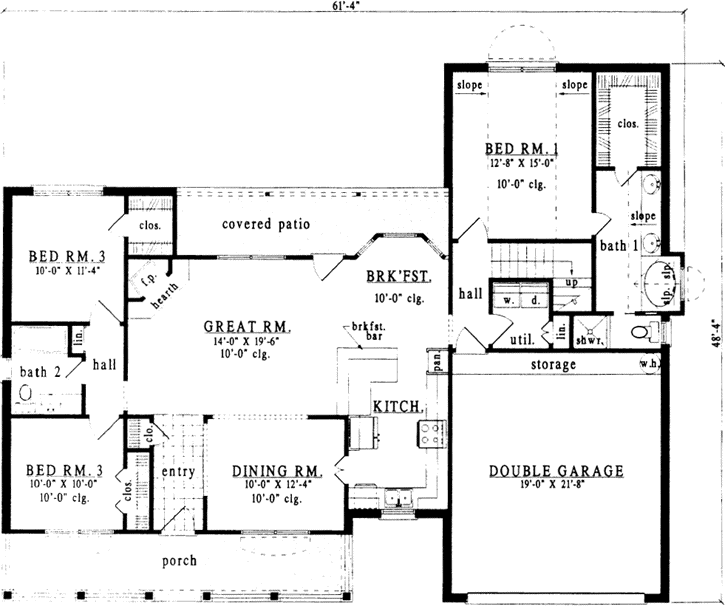 Main Floor Plan: 75-251