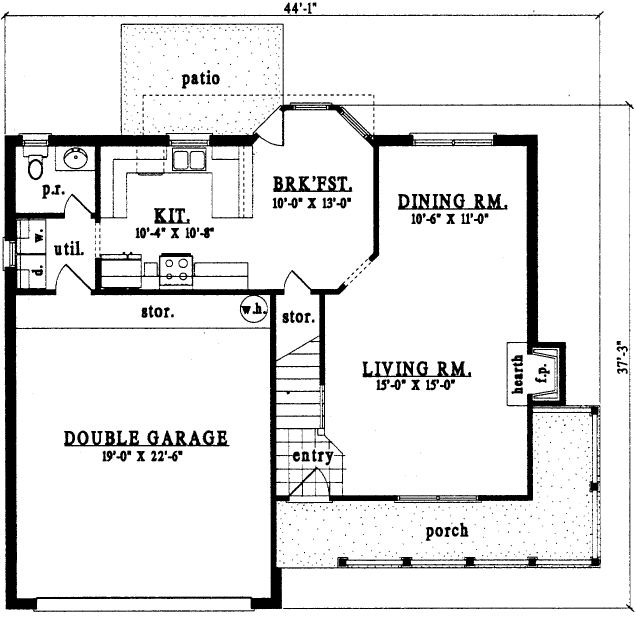 Main Floor Plan: 75-252