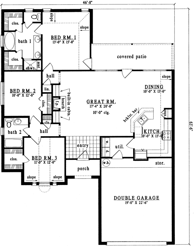 Main Floor Plan: 75-253