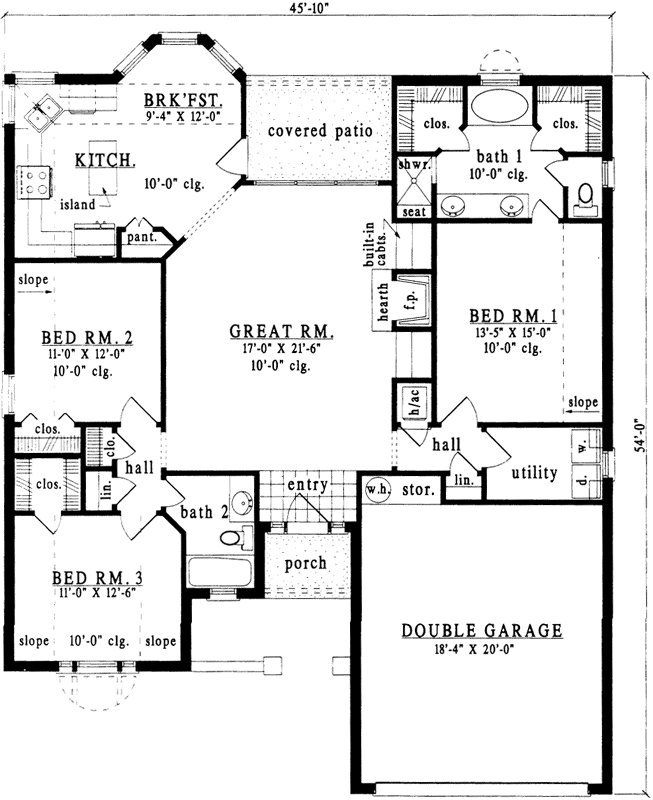 Main Floor Plan: 75-255