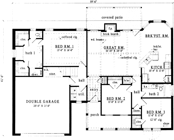 Main Floor Plan: 75-256