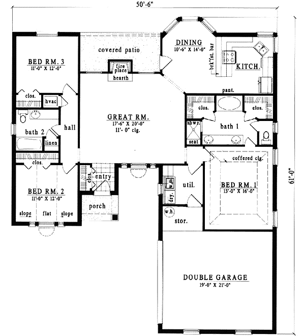 Main Floor Plan: 75-258