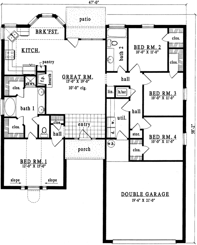 Main Floor Plan: 75-260