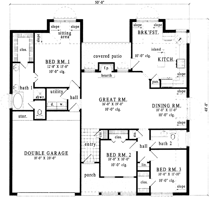 Main Floor Plan: 75-267