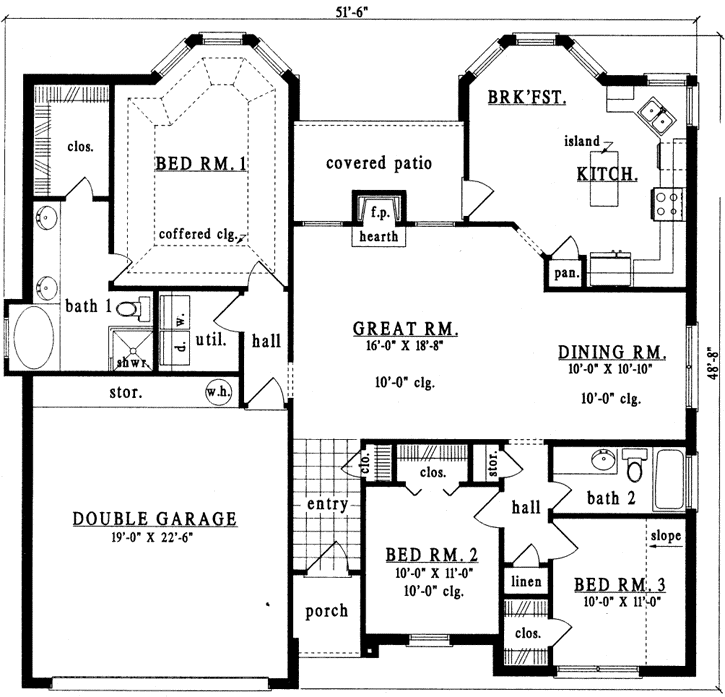 Main Floor Plan: 75-269