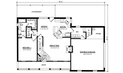 Main Floor Plan: 75-272