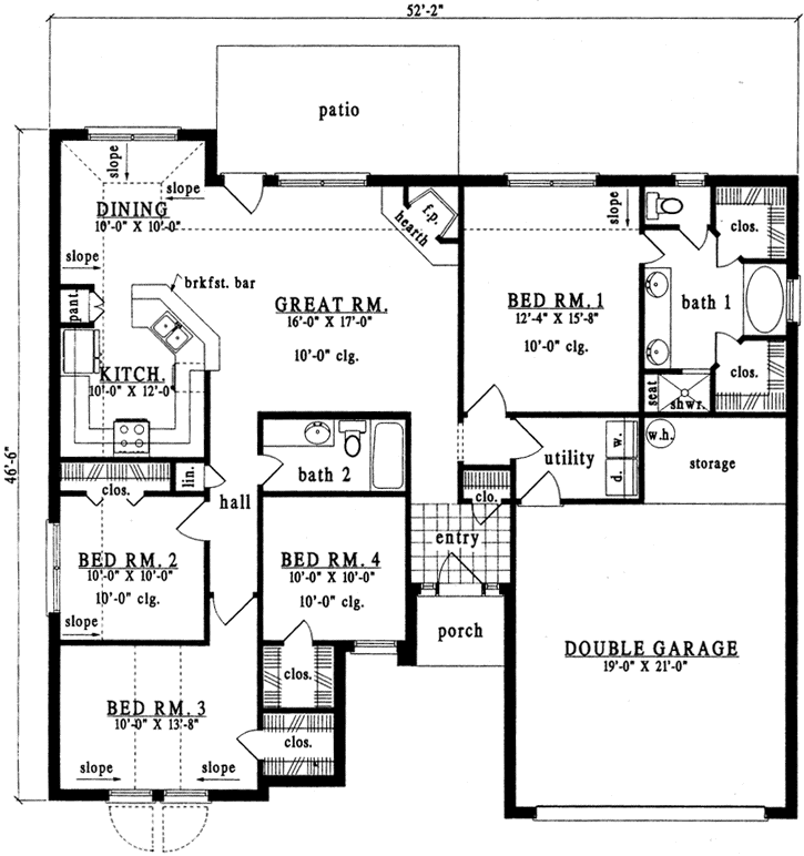 Main Floor Plan: 75-273
