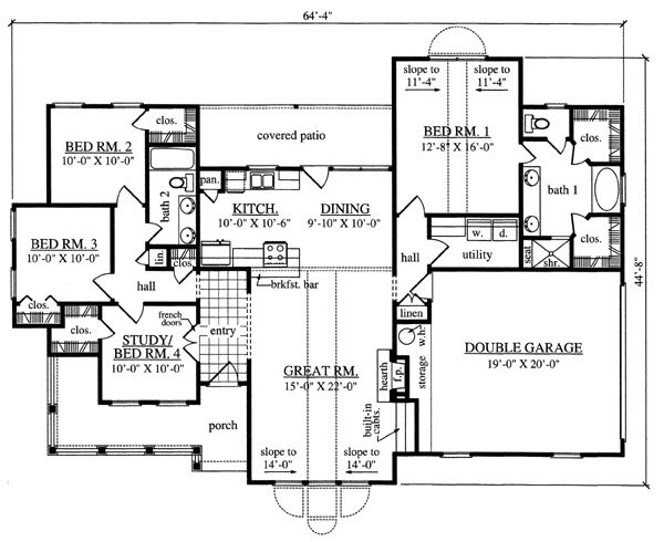 Main Floor Plan: 75-277