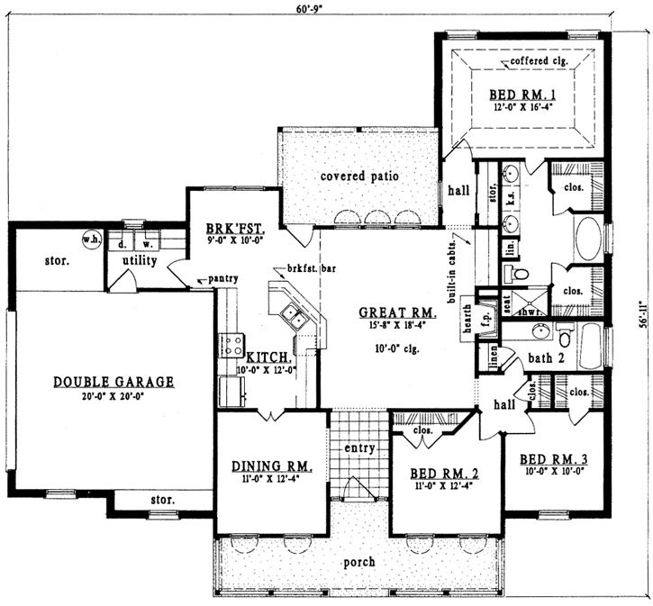 Main Floor Plan: 75-278