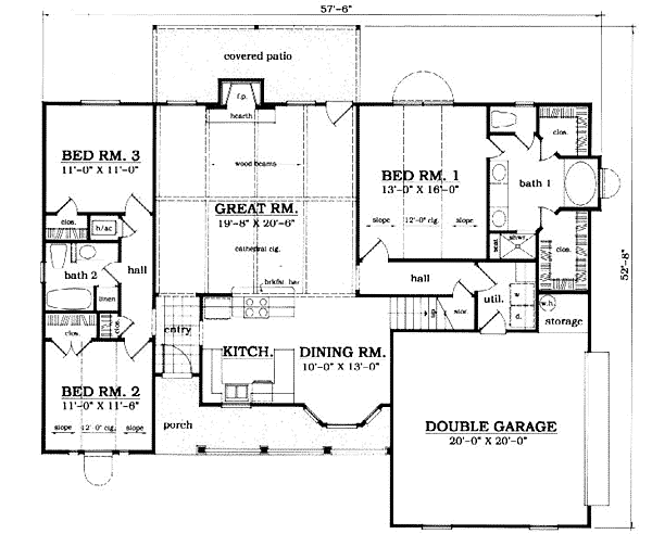 Main Floor Plan: 75-279