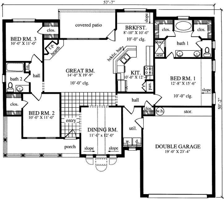 Main Floor Plan: 75-280