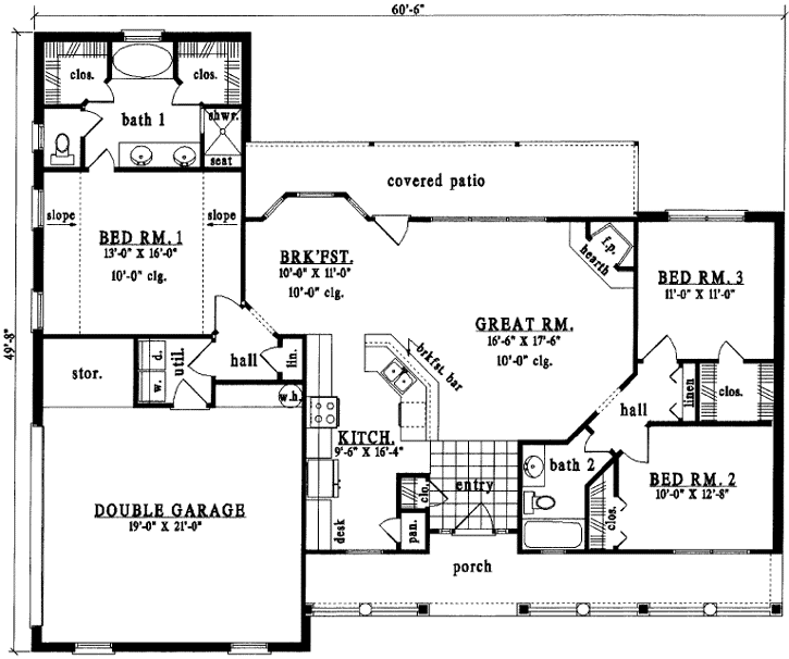 Main Floor Plan: 75-285