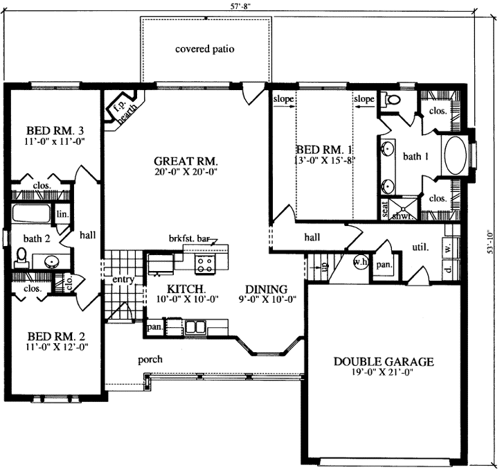 Main Floor Plan: 75-293