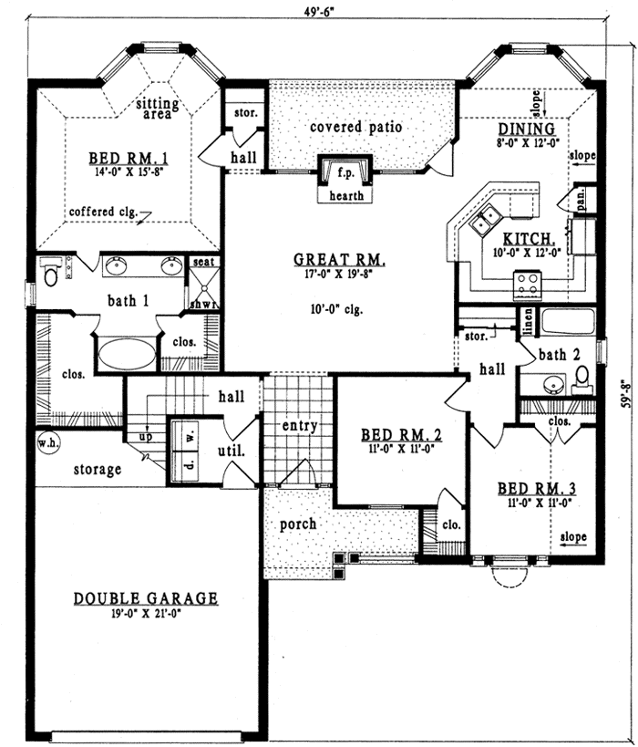 Main Floor Plan: 75-294