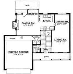 Main Floor Plan: 75-306