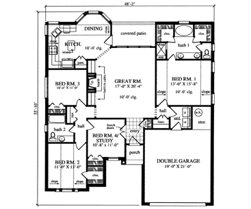 Main Floor Plan: 75-307