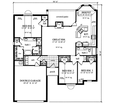 Main Floor Plan: 75-308
