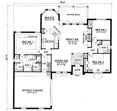 Main Floor Plan: 75-311