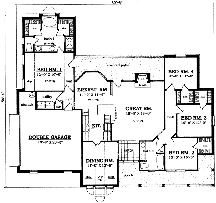 Main Floor Plan: 75-314