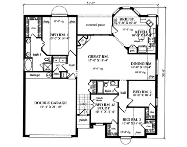 Main Floor Plan: 75-315