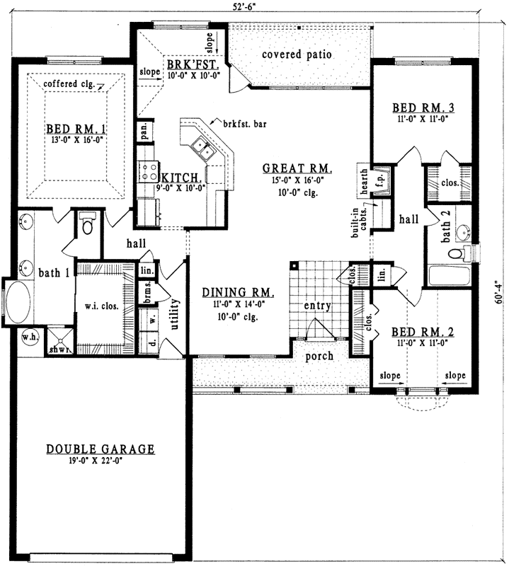 Main Floor Plan: 75-316