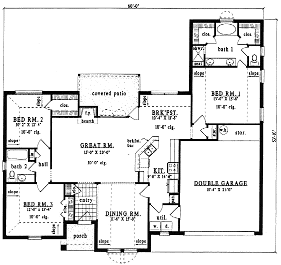 Main Floor Plan: 75-318