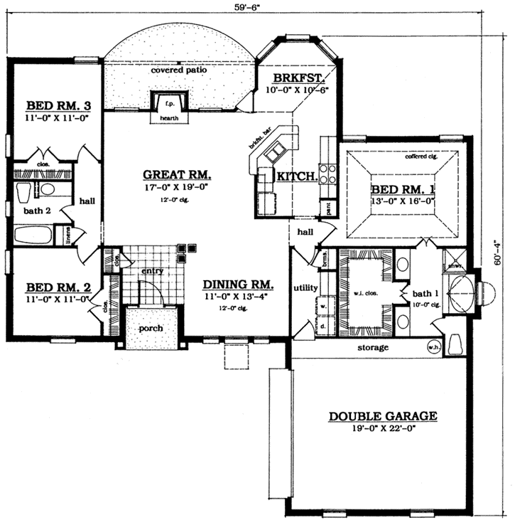 Main Floor Plan: 75-325