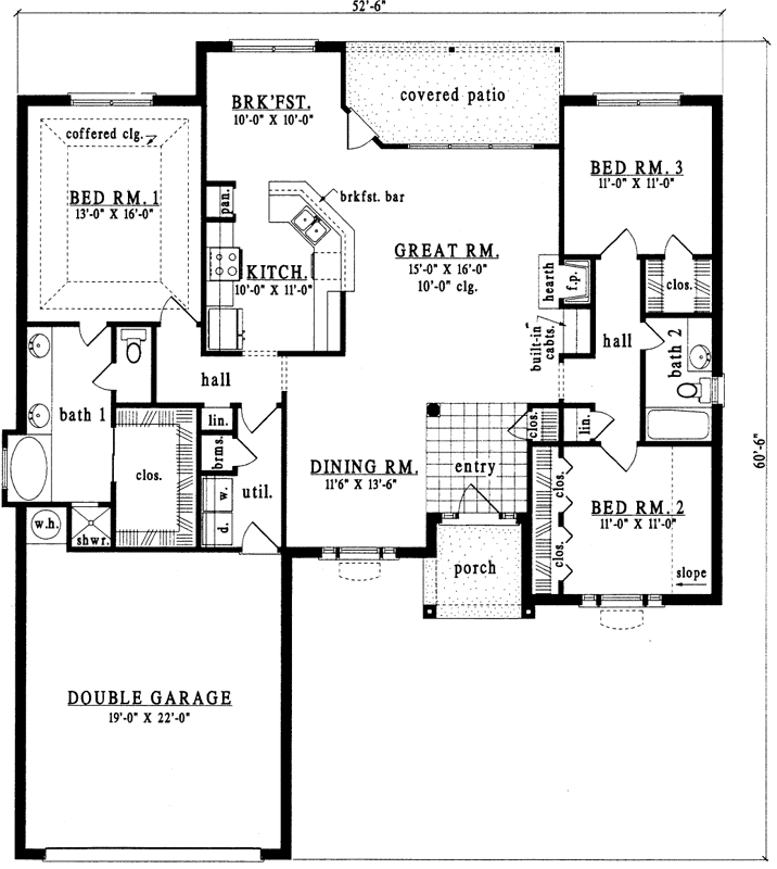 Main Floor Plan: 75-328