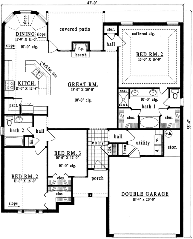 Main Floor Plan: 75-337