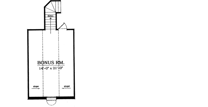 Bonus Floor Plan:75-338