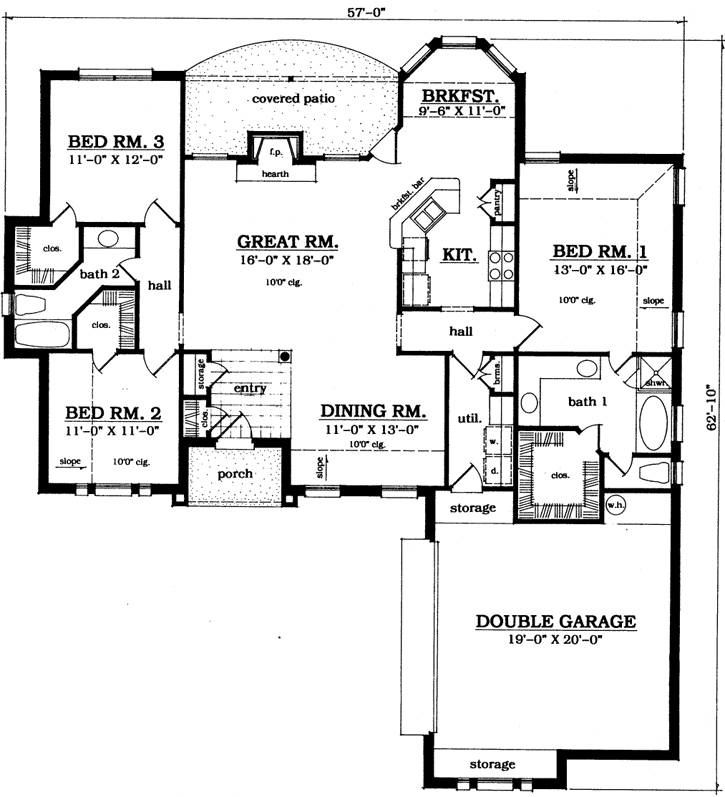Main Floor Plan: 75-342
