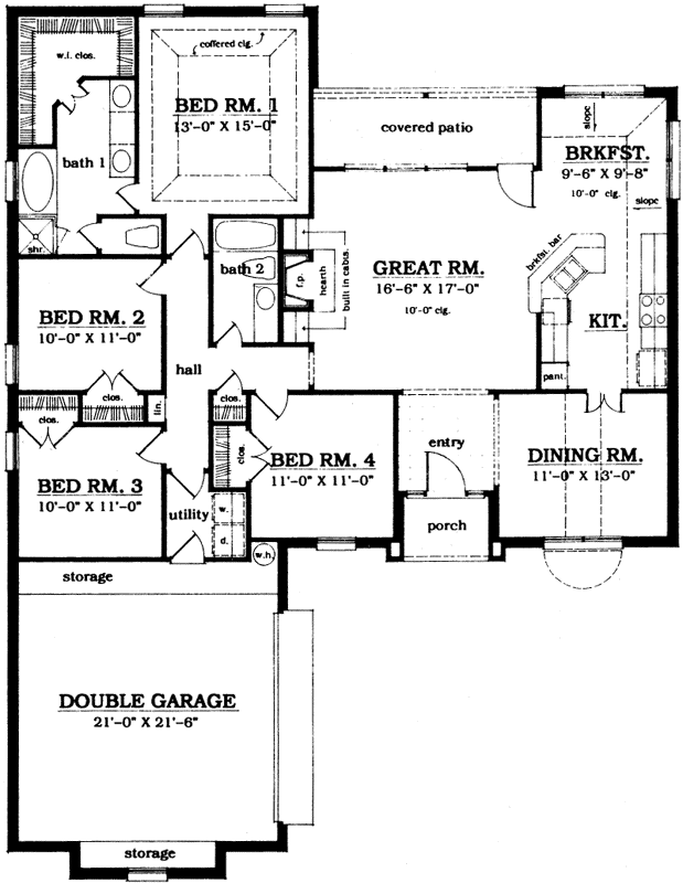 Main Floor Plan: 75-345