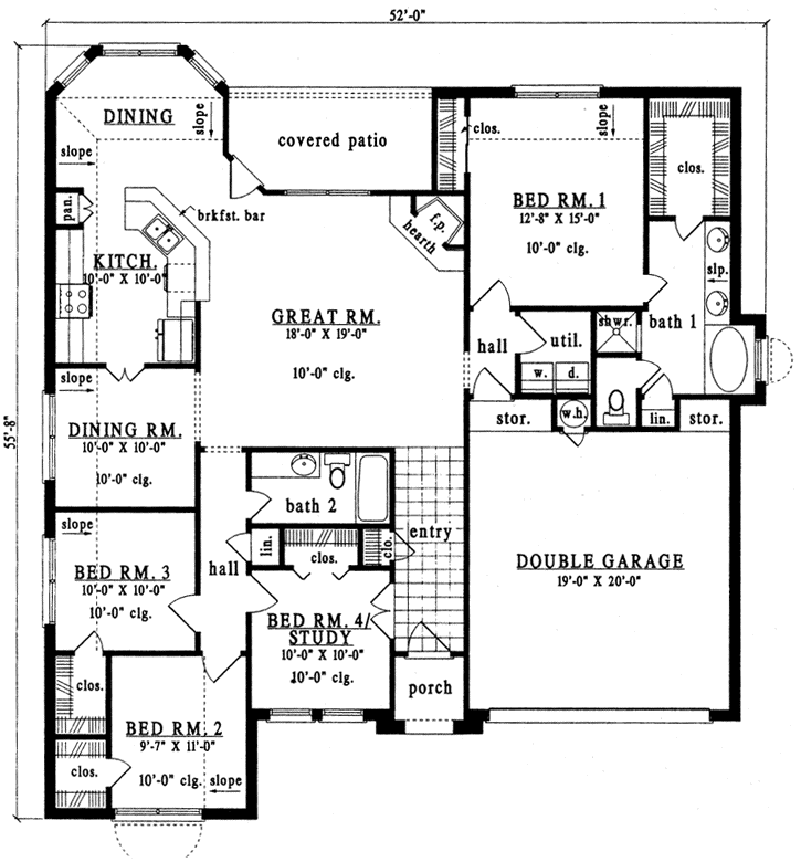 Main Floor Plan: 75-354