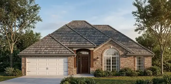 Traditional house plans 75-359 - front exterior, 1,868 sq ft, 3 bed, 2 bath house plans | Monster House Plans