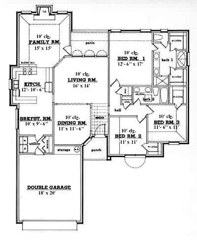 Main Floor Plan: 75-359