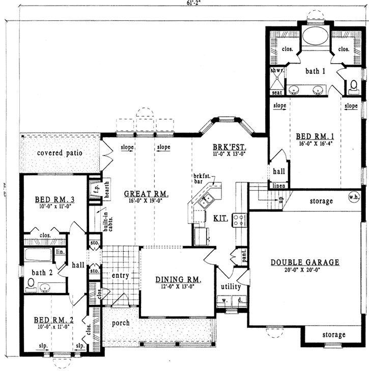 Main Floor Plan: 75-367