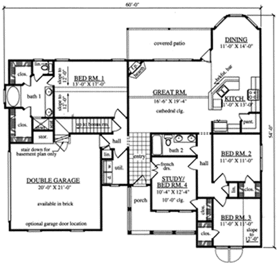 Main Floor Plan: 75-368