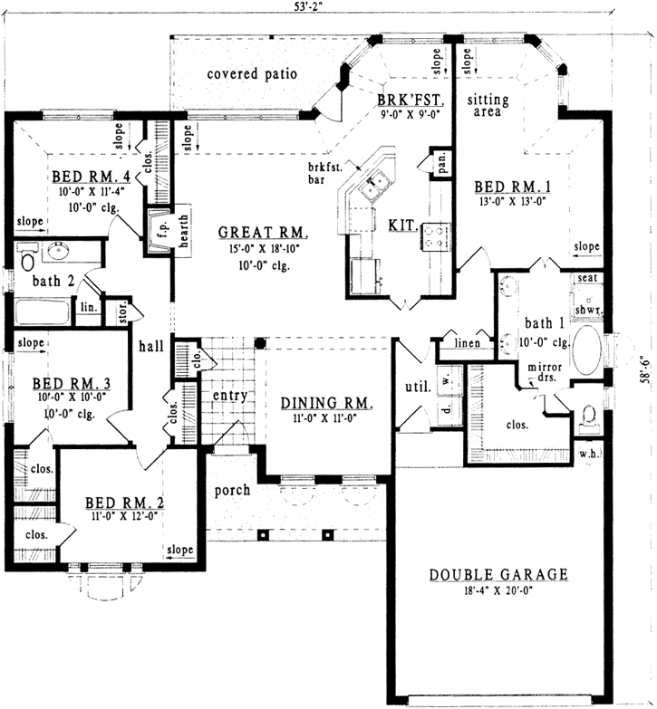 Main Floor Plan: 75-370