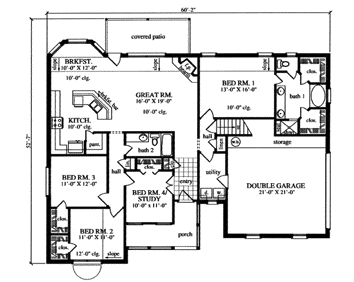 Main Floor Plan: 75-372