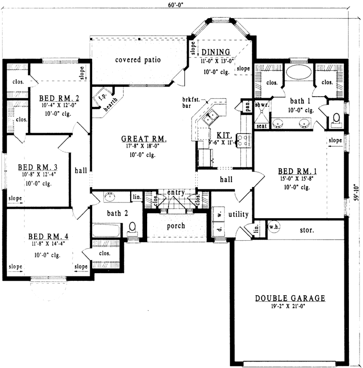 Main Floor Plan: 75-376