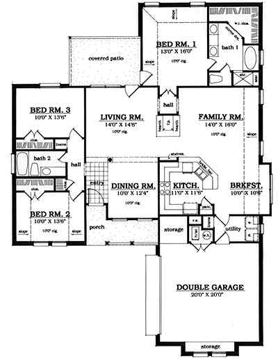 Main Floor Plan: 75-380