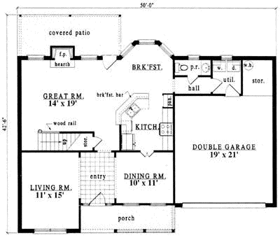 Main Floor Plan: 75-381