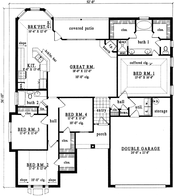 Main Floor Plan: 75-382