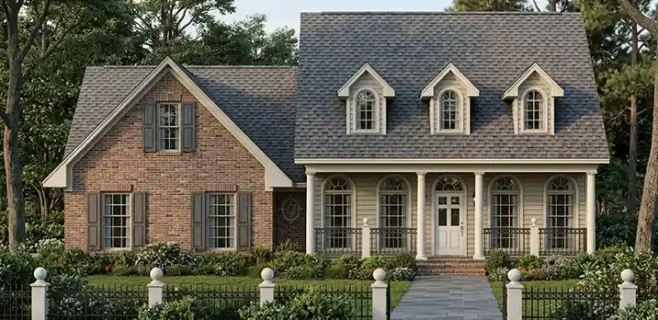 Country house plans 75-386 - front exterior, 1,927 sq ft, 3 bed, 2 bath house plans | Monster House Plans
