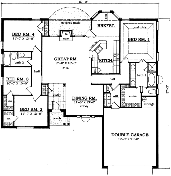 Main Floor Plan: 75-389